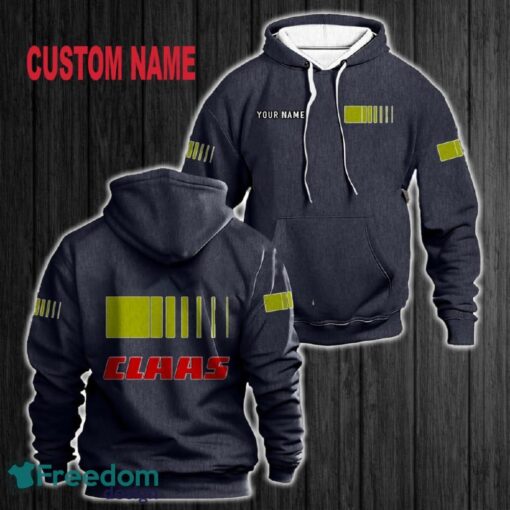 Custom Name Claas 3D Hoodie All OVer Print For Men Women Gift Christmas 2024 - Custom Name Claas 3D Hoodie Red All OVer Print For Men Gift Christmas 2024