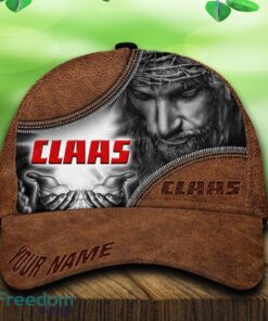 Custom Name Claas Car All Over Print Jesus Brown 3D Cap And Hat For Fans Gift