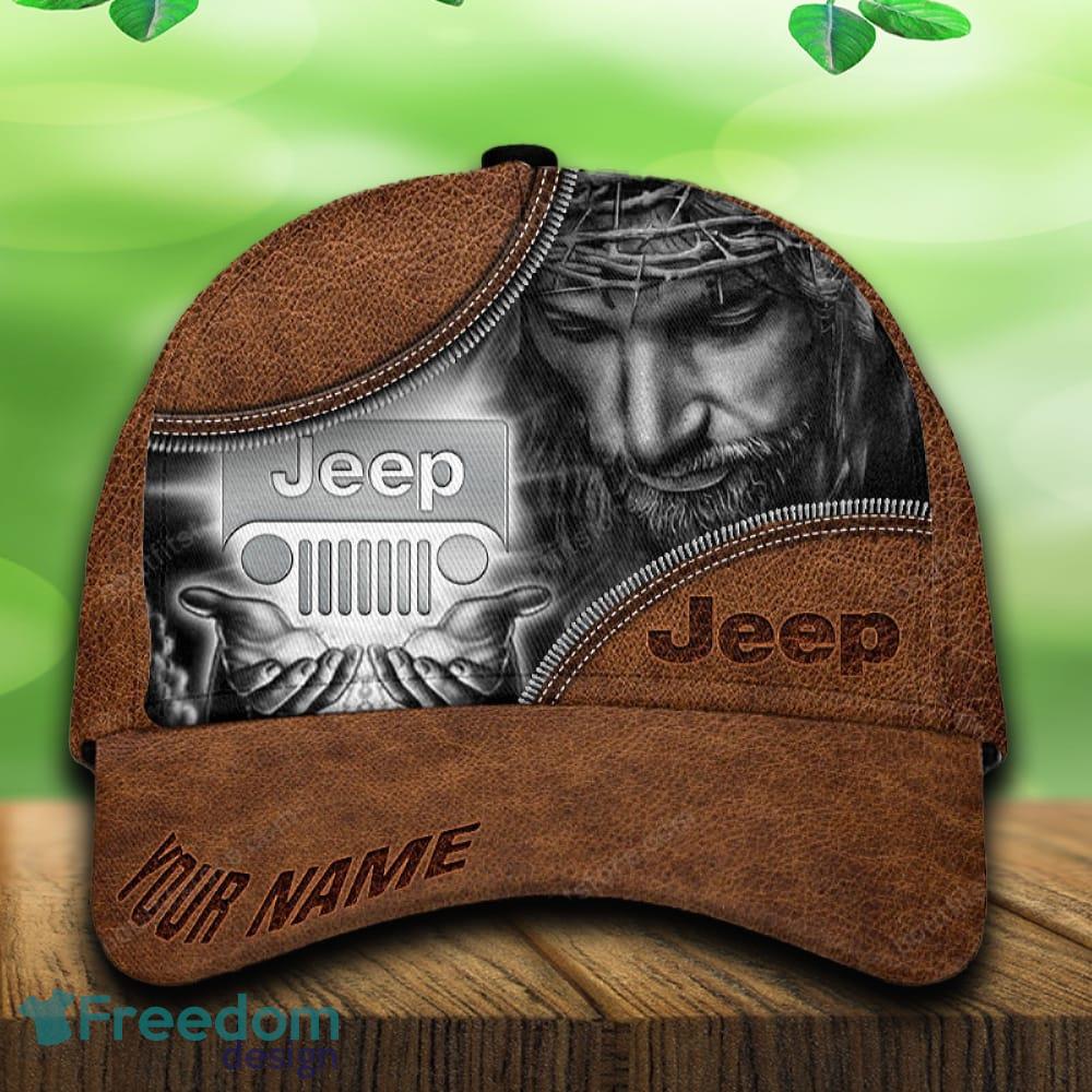 Custom Name Jeep Car All Over Print Jesus Brown 3D Cap And Hat For Fans Gift image Custom Name Jeep Car All Over Print Jesus Brown 3D Cap And Hat For Fans Gift - Custom Name Jeep Car All Over Print Jesus Brown 3D Cap And Hat For Fans Gift