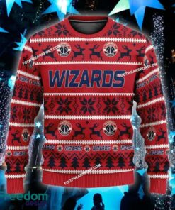 Custom Name NEW Cookie Washington Wizards Ugly Christmas Sweater Gift For Men And Women - NBA Washington Wizards Ugly Christmas Sweater For Men And Women Photo 1