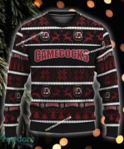 Custom Name NEW Mulled South Carolina Gamecocks Ugly Christmas Sweater Gift For Men And Women - NCAA South Carolina Gamecocks Ugly Christmas Sweater For Men And Women Photo 1