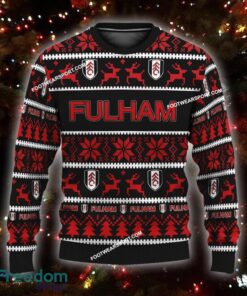 Custom Name NEW Neckline Fulham Knitted Xmas Sweater Gift For Men And Women - EPL Fulham Ugly Christmas Sweater For Men And Women Photo 1