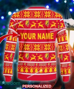 Custom Name NEW Needle Ferris State Bulldogs Knitted Christmas Sweater Gift For Men And Women - NCAA2 Ferris State Bulldogs Ugly Christmas Sweater For Men And Women Photo 2