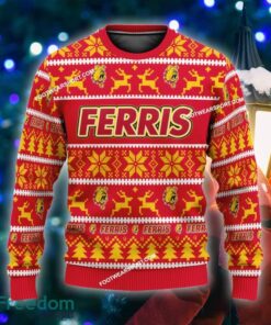 Custom Name NEW Needle Ferris State Bulldogs Knitted Christmas Sweater Gift For Men And Women - NCAA2 Ferris State Bulldogs Ugly Christmas Sweater For Men And Women Photo 1