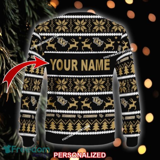 Custom Name NEW Nutcracker UCF Knights Ugly Christmas Sweater Gift Holidays - NCAA UCF Knights Ugly Christmas Sweater For Men And Women Photo 2