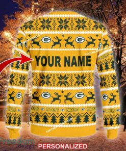 Custom Name NEW Ornament Green Bay Packers Ugly Christmas Sweater Gift For Men And Women - NFL Green Bay Packers Ugly Christmas Sweater For Men And Women Photo 2