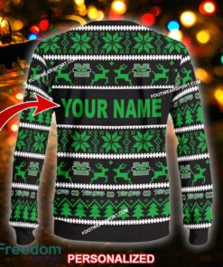 Custom Name NEW Ornaments Marshall Thundering Herd Knitted Xmas Sweater AOP Gift For Men And Women - NCAA Marshall Thundering Herd Ugly Christmas Sweater For Men And Women Photo 2