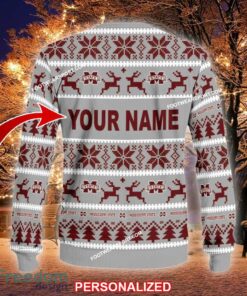 Custom Name NEW Parka Mississippi State Bulldogs Ugly Xmas Sweater Gift Holidays - NCAA Mississippi State Bulldogs Ugly Christmas Sweater For Men And Women Photo 2