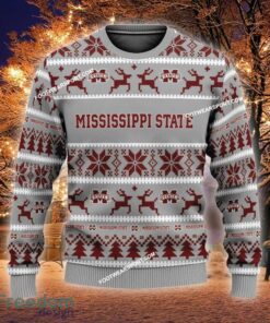 Custom Name NEW Parka Mississippi State Bulldogs Ugly Xmas Sweater Gift Holidays - NCAA Mississippi State Bulldogs Ugly Christmas Sweater For Men And Women Photo 1