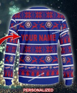 Custom Name NEW Pullover Washington Nationals Ugly Christmas Sweater Gift Holidays - MLB Washington Nationals Ugly Christmas Sweater For Men And Women Photo 2