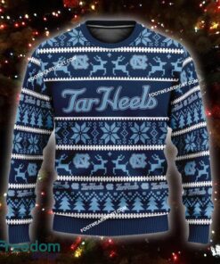 Custom Name NEW Radiator North Carolina Tar Heels Knitted Christmas Sweater AOP Gift Holidays - NCAA North Carolina Tar Heels Ugly Christmas Sweater For Men And Women Photo 1