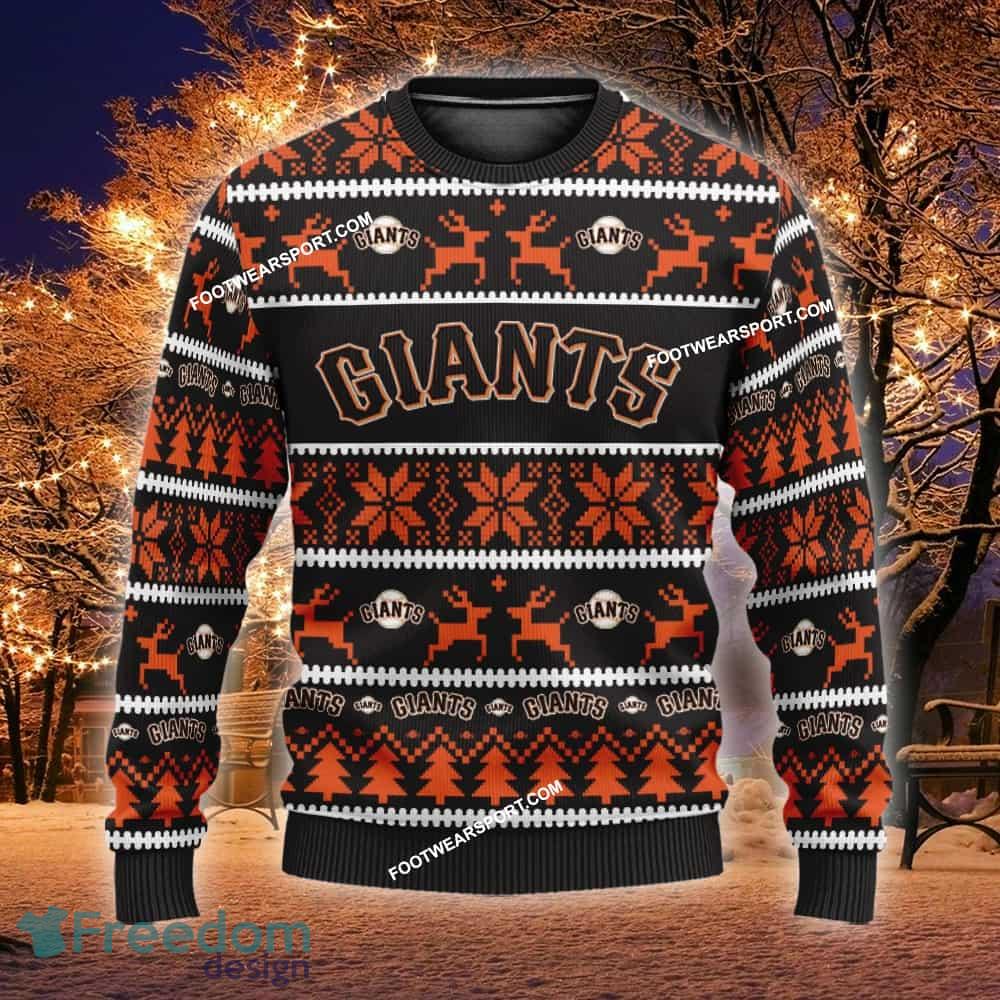 Custom Name NEW Retail San Francisco Giants Ugly Christmas Sweater Gift For Men And Women - MLB San Francisco Giants Ugly Christmas Sweater For Men And Women Photo 1