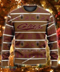 Custom Name NEW Retailer Montana Grizzlies Knitted Christmas Sweater Gift For Adult - NCAA2 Montana Grizzlies Ugly Christmas Sweater For Men And Women Photo 1