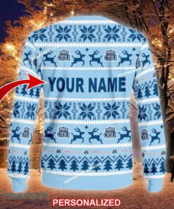 Custom Name NEW Snowdrift Old Dominion Monarchs Knitted Christmas Sweater Gift For Adult - NCAA Old Dominion Monarchs Ugly Christmas Sweater For Men And Women Photo 2