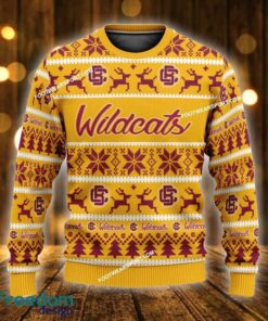 Custom Name NEW Snowfall Bethune Cookman Wildcats Ugly Christmas Sweater Gift For Men And Women - NCAA2 Bethune Cookman Wildcats Ugly Christmas Sweater For Men And Women Photo 1