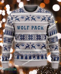 Custom Name NEW Soup Nevada Wolf Pack Knitted Xmas Sweater Gift For Adult - NCAA Nevada Wolf Pack Ugly Christmas Sweater For Men And Women Photo 1