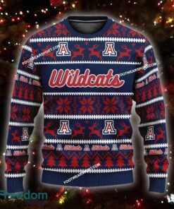 Custom Name NEW Tidings Arizona Wildcats Ugly Xmas Sweater Gift Holidays - NCAA Arizona Wildcats Ugly Christmas Sweater For Men And Women Photo 1