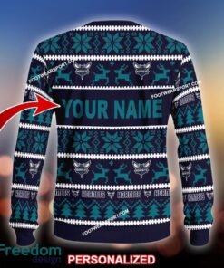 Custom Name NEW Tradition Charlotte Hornets Ugly Christmas Sweater Gift Holidays - NBA Charlotte Hornets Ugly Christmas Sweater For Men And Women Photo 2