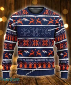 Custom Name NEW Traditional Denver Broncos Ugly Xmas Sweater Gift Holidays Custom Name NEW Traditional Denver Broncos Ugly Xmas Sweater Gift Holidays