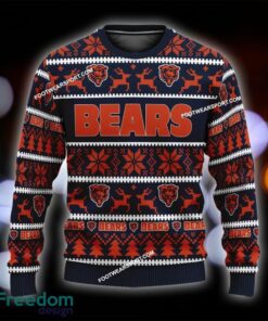 Custom Name NEW Trending Chicago Bears Ugly Christmas Sweater Gift Holidays - NFL Chicago Bears Ugly Christmas Sweater For Men And Women Photo 1