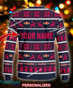 Custom Name NEW Trending F1 Racing Oracle Red Bull Racing Ugly Christmas 3D Sweater Gift For Men And Women - F1 Racing Oracle Red Bull Racing Ugly Christmas Sweater For Men And Women Photo 2