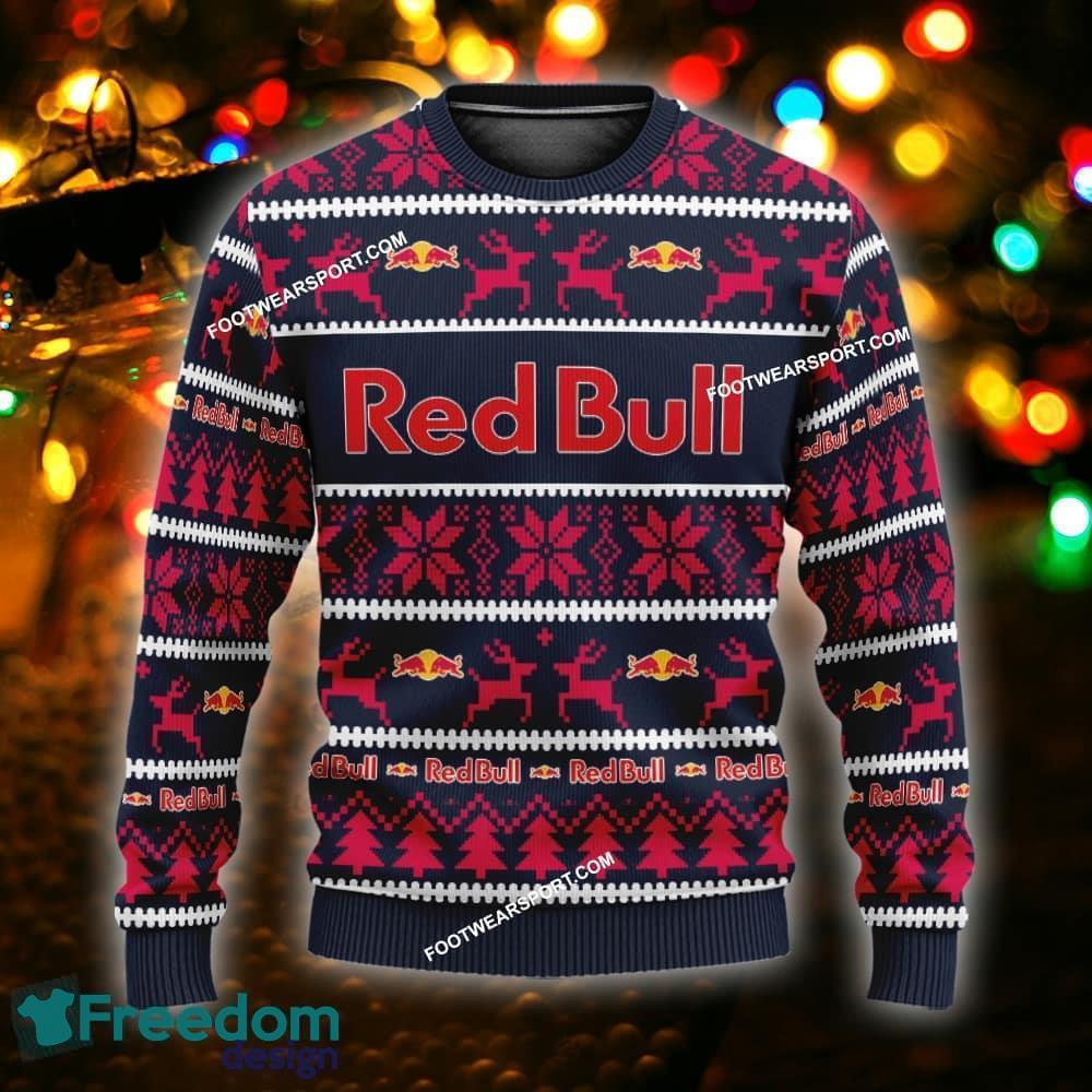 Custom Name NEW Trending F1 Racing Oracle Red Bull Racing Ugly Christmas 3D Sweater Gift For Men And Women - F1 Racing Oracle Red Bull Racing Ugly Christmas Sweater For Men And Women Photo 1