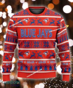 Custom Name NEW Woolen Toronto Blue Jays Knitted Christmas Sweater Gift For Men And Women