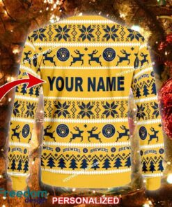 Custom Name NEW Woven Milwaukee Brewers Ugly Xmas Sweater Gift For Men And Women - MLB Milwaukee Brewers Ugly Christmas Sweater For Men And Women Photo 2
