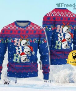 Customized Buffalo Bills Ugly Christmas Sweater Gift For Fan Gift Christmas