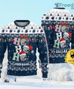 Customized Dallas Cowboys Ugly Christmas Sweater Gift For Fan Gift Christmas
