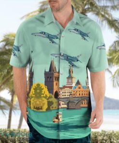 Czech Air Force Aero -159A Alca Hawaiian Shirt Product Photo 3