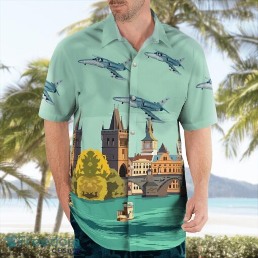 Czech Air Force Aero -159A Alca Hawaiian Shirt Product Photo 3