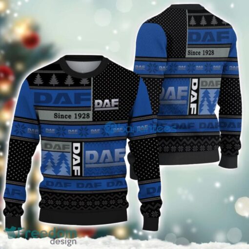 DAF Logo Ugly Christmas Sweater For Fans Men And Women Christmas Gift Ideas Product Photo 1