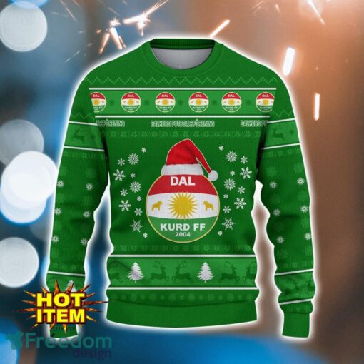 Dalkurd Fotbollsförening 3D Ugly Christmas Sweater For Men And Women Sport Fans Product Photo 2