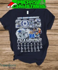 Dallas Cowboys 2023 NFC East Division Champion Fan Fleece Pajamas Set For Christmas - Dallas Cowboys 2023 NFC East Division Champion Fan Fleece Pajamas Set-2