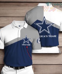 Dallas Cowboys 3D Polo Shirt For Fans