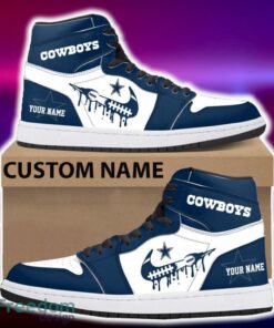 Dallas Cowboys Air Jordan Hightop Shoes New Custom Name For Fans Gift Sneaker Dallas Cowboys Air Jordan Hightop Shoes New Custom Name For Fans Gift Sneaker