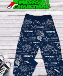 Dallas Cowboys Big D Doomsday Defense The Boys Ho Ho Ho NFL Team Christmas Holidays Fleece Pajamas Set Full Print Christmas For Women - 020824-174501