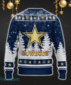 Dallas Cowboys Car For Fans 3D Sweater Ugly Christmas Santa Hat Tree Gift For Men Women - Dallas Cowboys Ugly Christmas Sweater_3