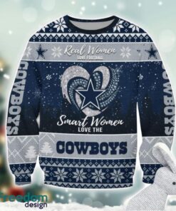 Dallas Cowboys Logo Ugly Christmas Sweater For Fans Men And Women Christmas Gift Ideas