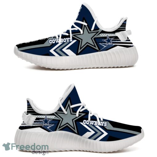 Dallas Cowboys Speedsters Yeezy Running Shoes For Fans Gift Men Women - Dallas Cowboys Speedsters Yeezy Boost Running Shoes_5