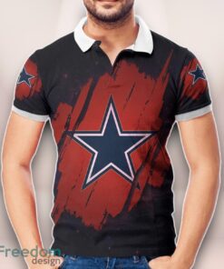 Dallas Cowboys Star Red Wood 3D Printed Polo Shirt Unisex Clothes For Men Women