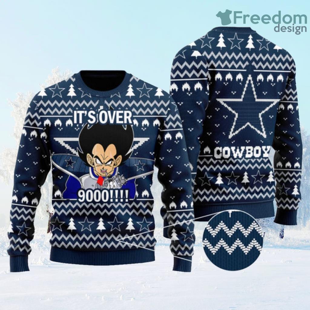 Dallas Cowboys Vegeta Dragon Ball Z Fashion Christmas Ugly Sweater Christmas Gift Christmas image Dallas Cowboys Vegeta Dragon Ball Z Fashion Christmas Ugly Sweater Christmas Gift Christmas Product Photo 1
