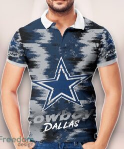 Dallas Cowboys Zigzag Star 3D Printed Polo Shirt Unisex Clothes For Men Women