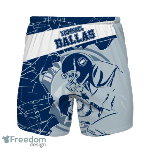 Dallas Football Team Personalized Name Number Hawaiian Shirt And Shorts Team Gift Product Photo 2