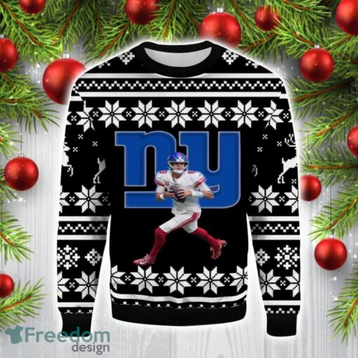 Daniel Jones Giants 2023 Christmas Gift Ugly Christmas Sweater For Men And Women Product Photo 1