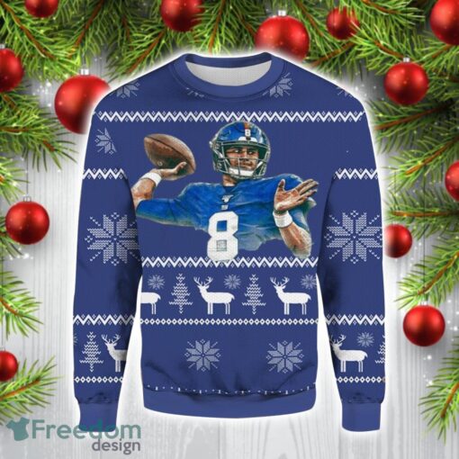 Daniel Jones New York Giants Christmas Gift Ugly Christmas Sweater For Men And Women Product Photo 1