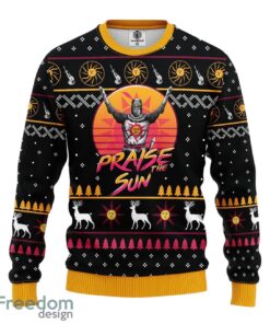 Dark Souls Praise The Sun All-Over Print Christmas Sweater