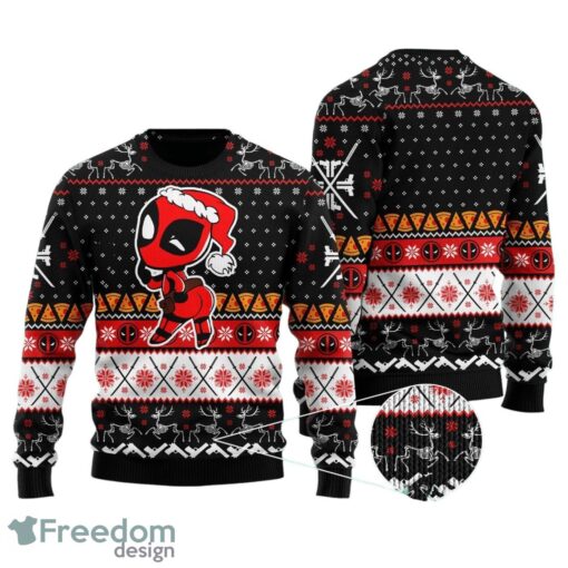 Deadpool 4 All-Over Print Christmas Sweater Gifts, Deadpool Gift Fan All-Over Print Christmas Sweater Product Photo 1