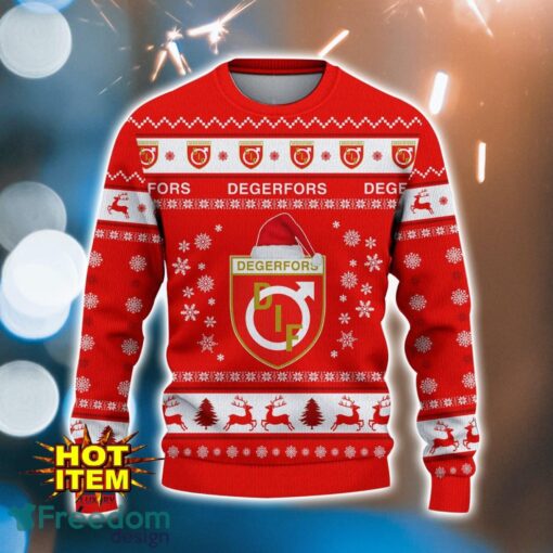 Degerfors IF 3D Ugly Christmas Sweater For Men And Women Sport Fans Product Photo 2